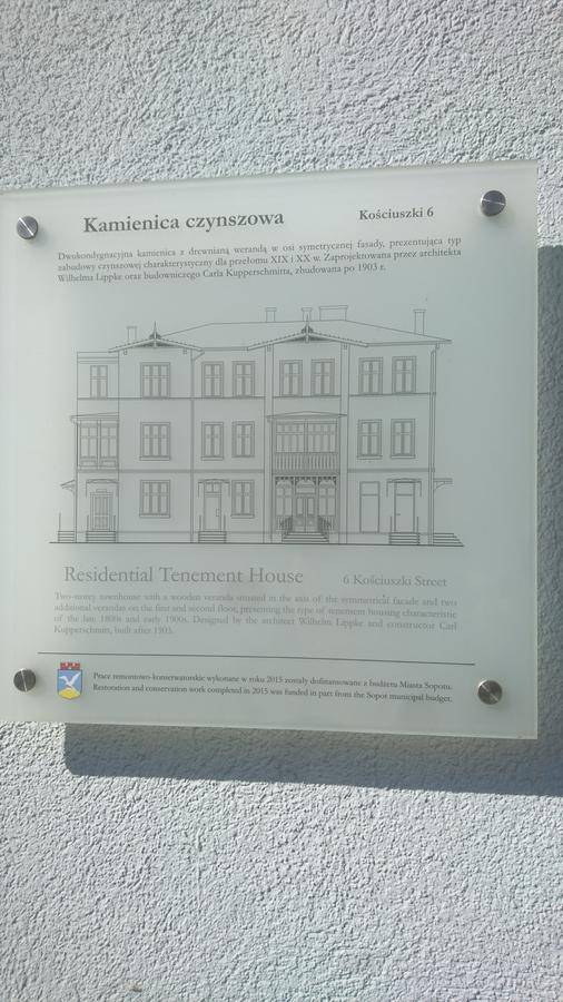 Ferienwohnung Modern Zoppot Exterior foto